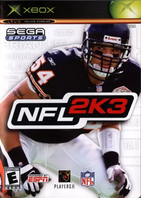 NFL 2K3 (USA) box cover front